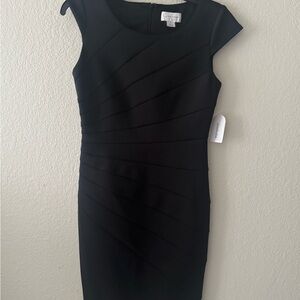 Jessica Simpson Black Cap Sleeve Mini Dress